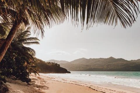 Sunset beach Fotos de archivo