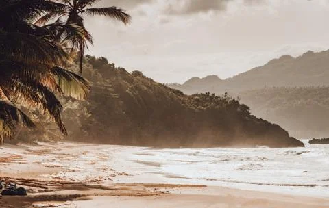 Sunset beach Fotos de archivo