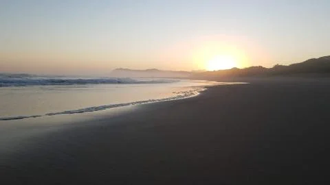 Sunset at the Beach Stock Photos