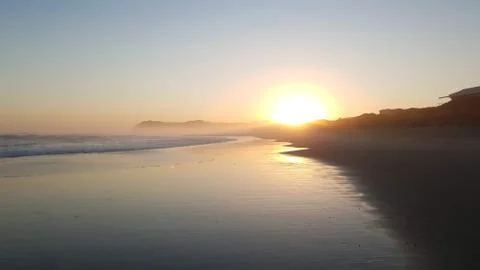 Sunset at the Beach Stock Photos