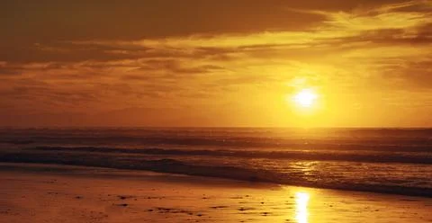 Sunset beach Stock Photos