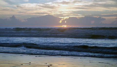 Sunset beach Stock Photos