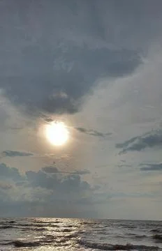 Sunset on the beach Stock Photos