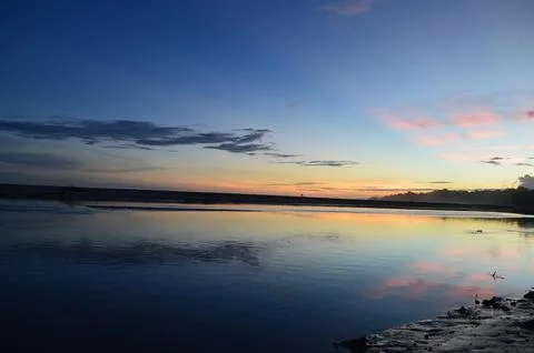 Sunset Beach Foto stock