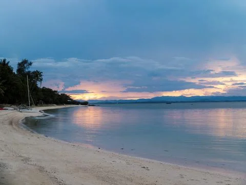 Sunset beach Stock Photos