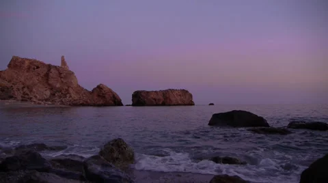 Sunset on the beach Rijana Stock Footage 35882184