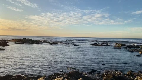 Sunset Beach in Sea Point, Cape Town South Africa Stock Footage 344583027