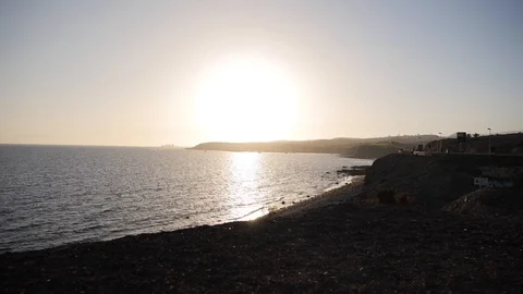 Sunset Beach Time-lapse Vídeo Stock 123585842