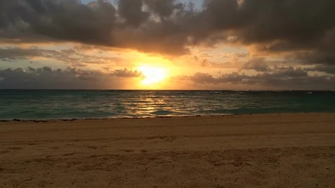 Sunset Beach Timelapse Stock Footage 103519441