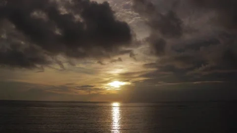 Sunset Beach Timelapse Stock Footage 138975466