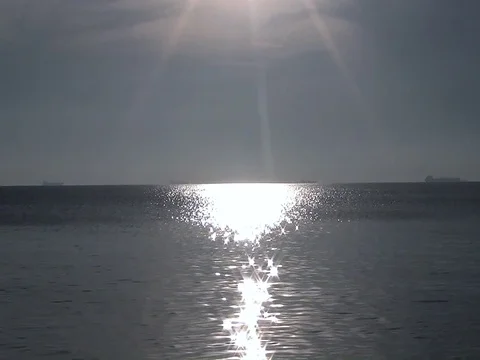 Sunset Beach View Stock Footage 98111559