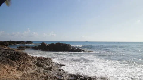 Sunset Beach Waves 2 Stock-Footage 26835482