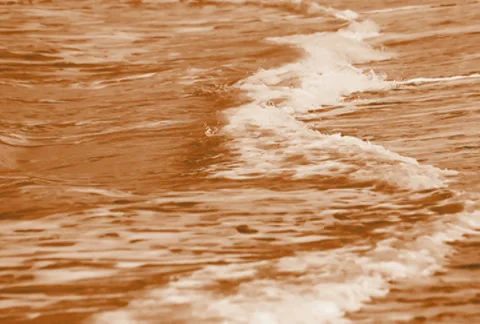 Sunset beautiful ocean waves washing beach sands Stock Footage 38921059