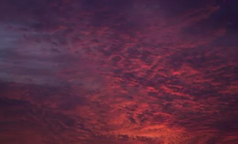 SUNSET Beautiful sky. Stock Photos