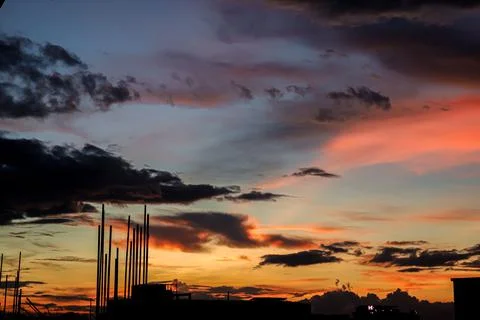 Sunset is the beautiful time in a day Stock-Fotos