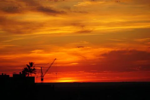 Sunset Beauty Foto stock