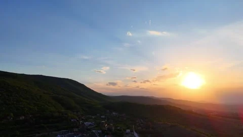 Sunset in Belashtitsa Video stock 307588122