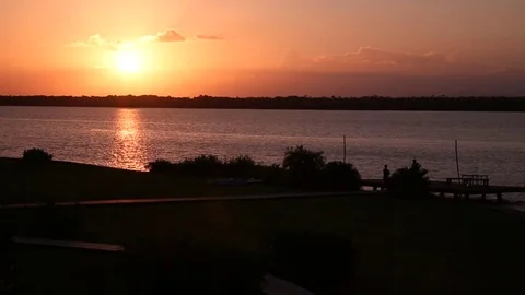 Sunset Belize Stock Footage 85294528