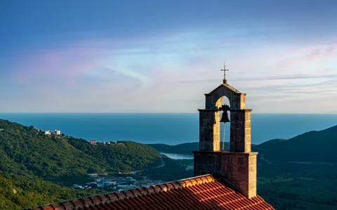 Sunset Bell Foto stock