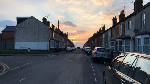 Sunset in Berkshire, England Stock Footage 125897576