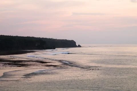 Sunset at Bingin Cliffs - Bali Stock Photos
