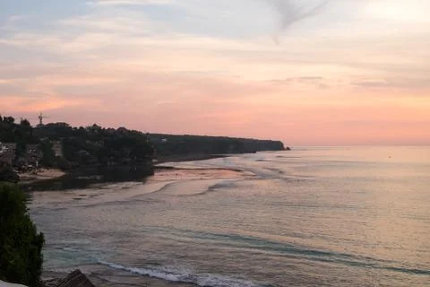 Sunset at Bingin Cliffs - Bali Stock Photos