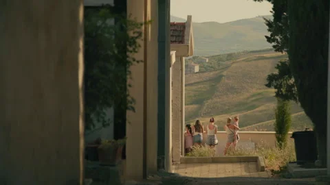 Sunset in Bivona Stock Footage 267982819