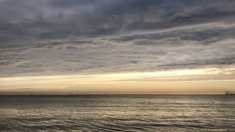 Sunset on the black sea 스톡 동영상 129244904
