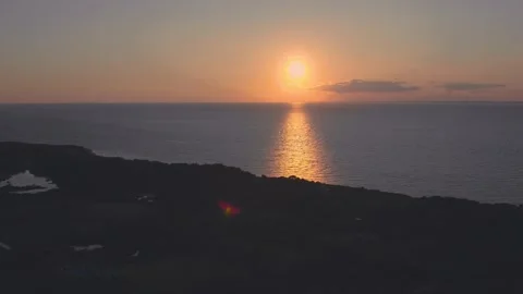 Sunset on Block Island Stock Footage 287965498