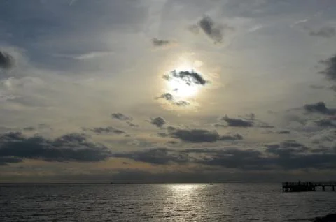 Sunset in Blue Stock Photos