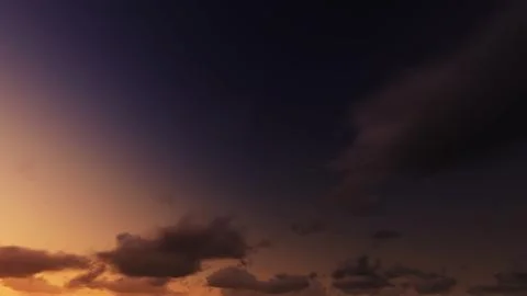 Sunset. blue sky and clouds Stock Illustration