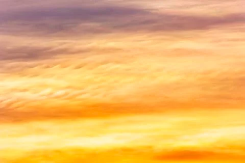 Sunset blue sky Stock Photos