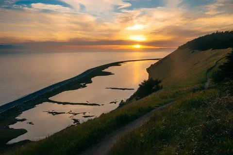 Sunset Bluffin' Fotos de archivo