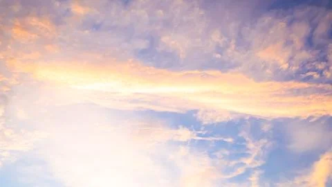 Sunset blur nature summer background cloud gradient overlay dramatic Foto stock