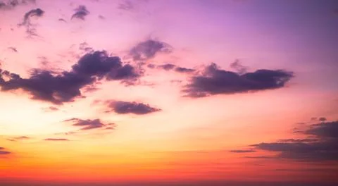 Sunset blur nature summer background cloud gradient overlay dramatic Stock Photos