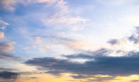 Sunset blur nature summer background cloud gradient overlay dramatic Stock Photos