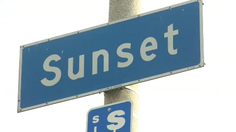 Sunset Blvd. Video stock 597027