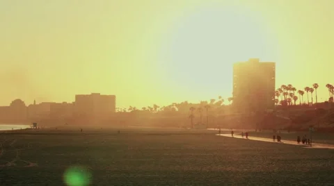 Sunset on the Boardwalk 動画素材 6350821