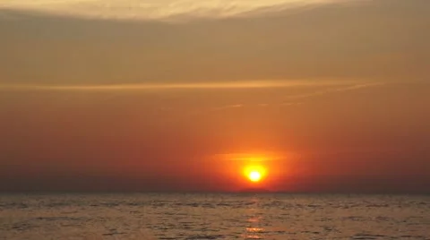Sunset, Boat, People Stock Footage 53801180