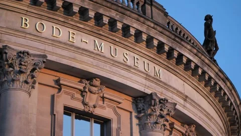 Sunset Bode Museum Berlin Stock Footage 162759915