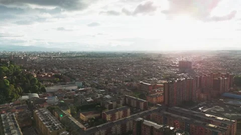 Sunset in Bogotá Stock Footage 260826630