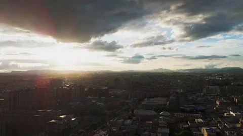 Sunset in Bogotá Stock Footage 260826631