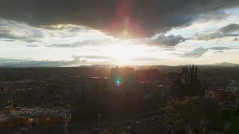Sunset in Bogotá Stock Footage 260826652