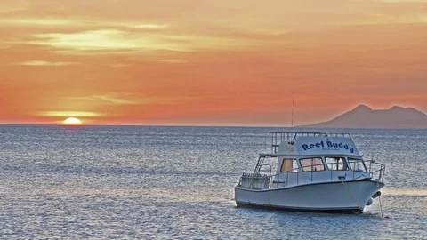 Sunset on Bonaire Vídeo Stock 114078966