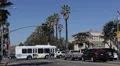 Sunset Boulevard Crossroad Intersection Hollywood Highland Busy Street Commuters HD Footage