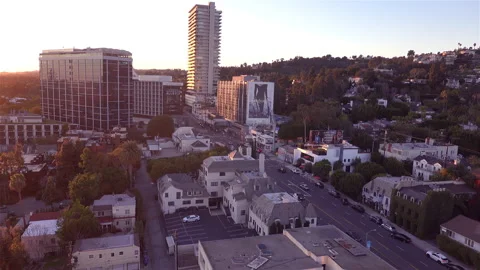 Sunset Boulevard Los Angeles Stock Footage 233304033