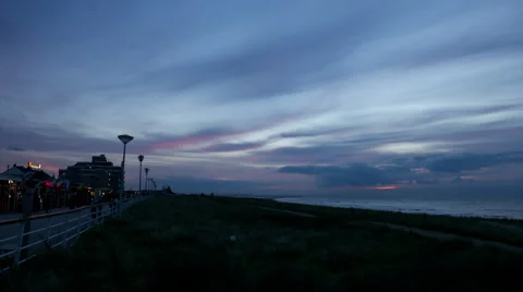 Sunset at boulevard time Lapse, Den Haag 스톡 동영상 43089814