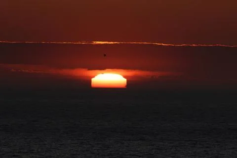 Sunset on Boutte du Cap Park on the Port au Port peninsula, Newfoundland Stock Photos