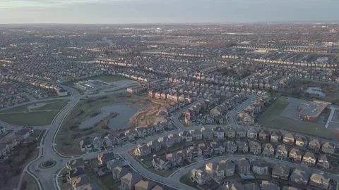 Sunset in Brampton Stock Footage 147464827