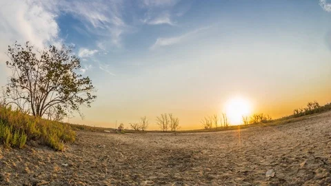 Sunset in Brazillian mangrove Stock Footage 93215012